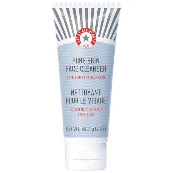 🎁 First Aid Beauty FAB Pure Skin Face Cleanser 2 Fl Oz New - Picture 1 of 5